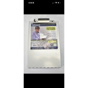 Saunders Redi-Rite Letter Size Aluminum Contractors Storage Clipboard Organizer